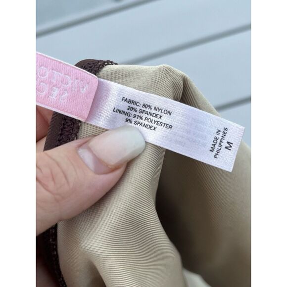 Victorias Secret Vintage Bikini - Size 36C Bottoms Medium - Brown - Picture 12 of 14